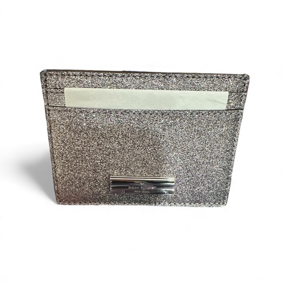 NWT Kate Spade Kenzie glitter Card holder - Picture 2 of 3